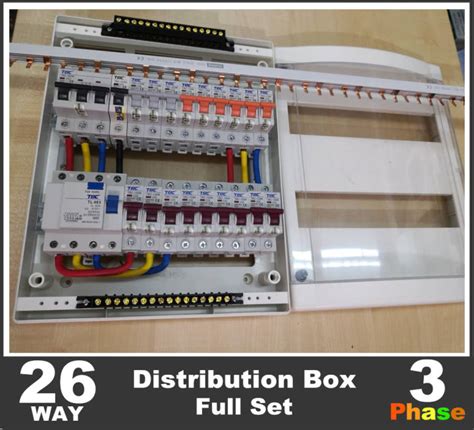 3 phase distribution box wiring|3 phase db box price.